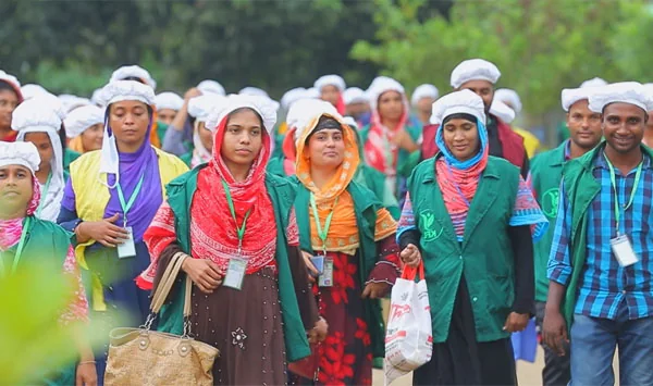 Équipe du site de Gazipur, à 40 km de Dhaka.